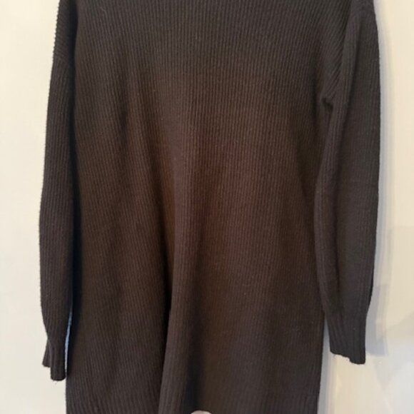 Ann Taylor Open Knit Cardigan Sweater with Casual Pockets -Black -Size XS Petite - Picture 4 of 4